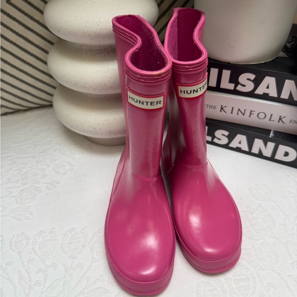 Hunter Pink Rain & Snow Boots Waterproof Mid-Calf - Picture 5 of 11